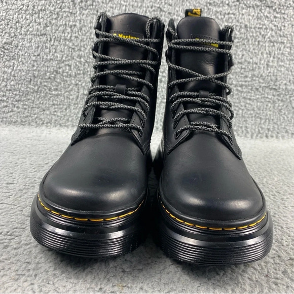 NEW DR. MARTENS Tarik Wyoming Boots Black Unisex Lace-Up Ankle Womens 7 Mens 6 - Picture 3 of 15